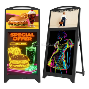 Portable Digital Signage 21.5inch Rechargeable Battery Advertising Display LCD Screen Indoor Digital Signage Display