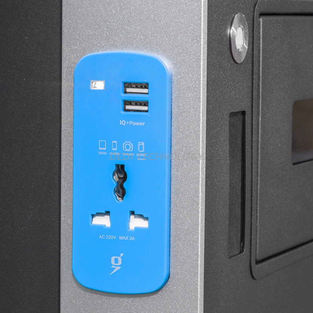 Dedi Restaurant USB emergency charger/charging kiosk locker for mobile phone 