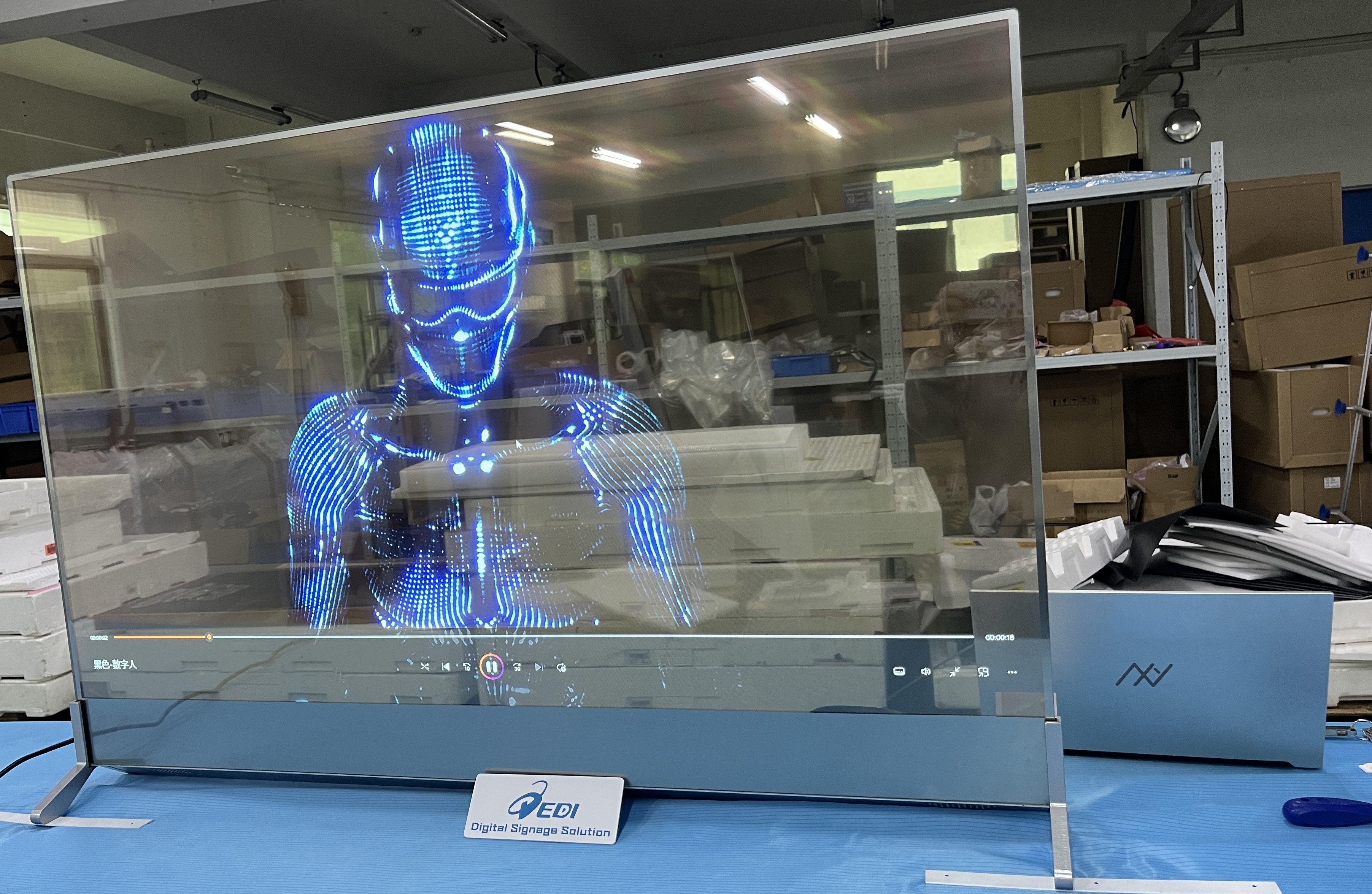  OLED Transparent 30inch Digital Signage Touch Screen