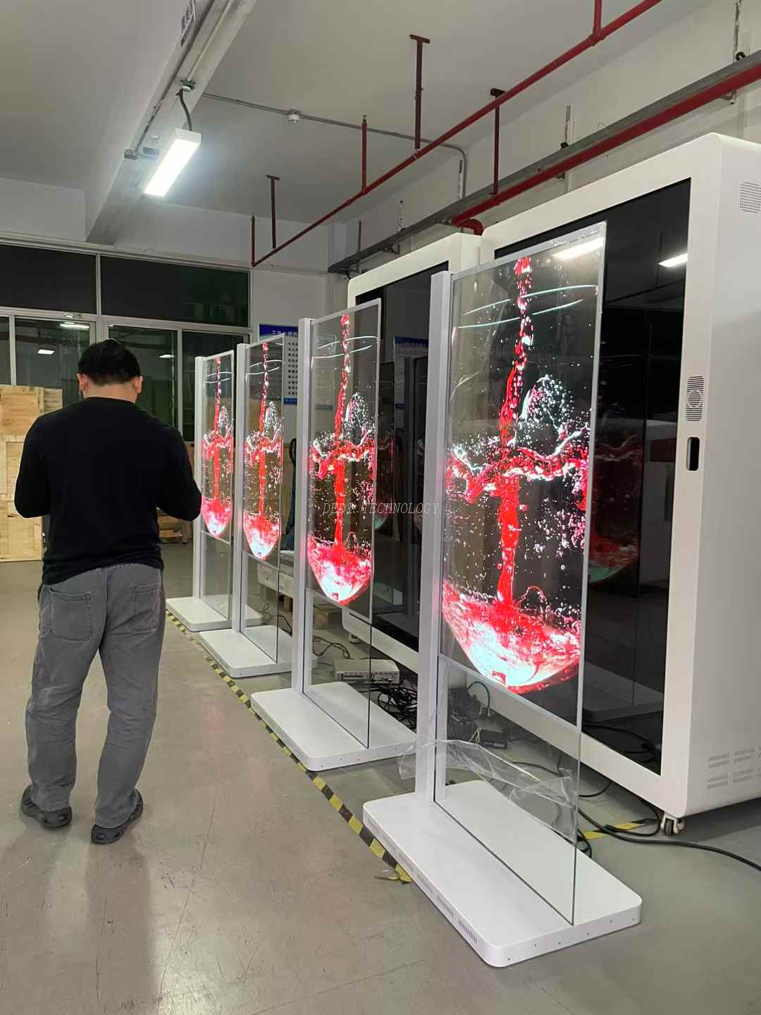  OLED Transparent 30inch Digital Signage Touch Screen