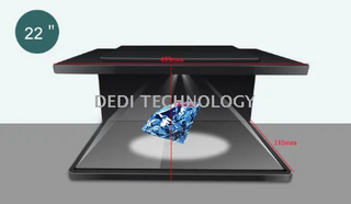 270 degree 3D Hologram Advertising Display with 22"/32"/42"/46"/50"/70"