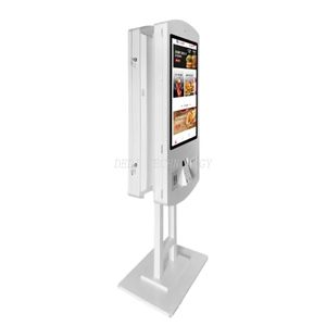  32 Inch Restaurant Ordering System Self Service Kiosk Internet Fast Food Order Machine with Touch Screen Interactive Automatically Odrered Menus