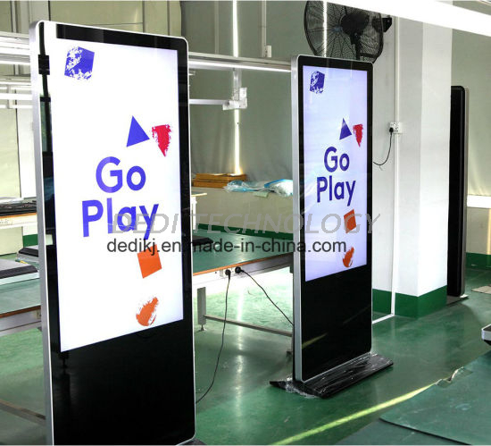 Dedi 43"55"65"Touch Screen Signage Floor Standing Interactive Kiosk Display Totem