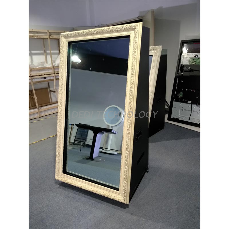 Dedi Portable Shopping Mall Instant Photo Booth, Smart Screens Totem Mirror