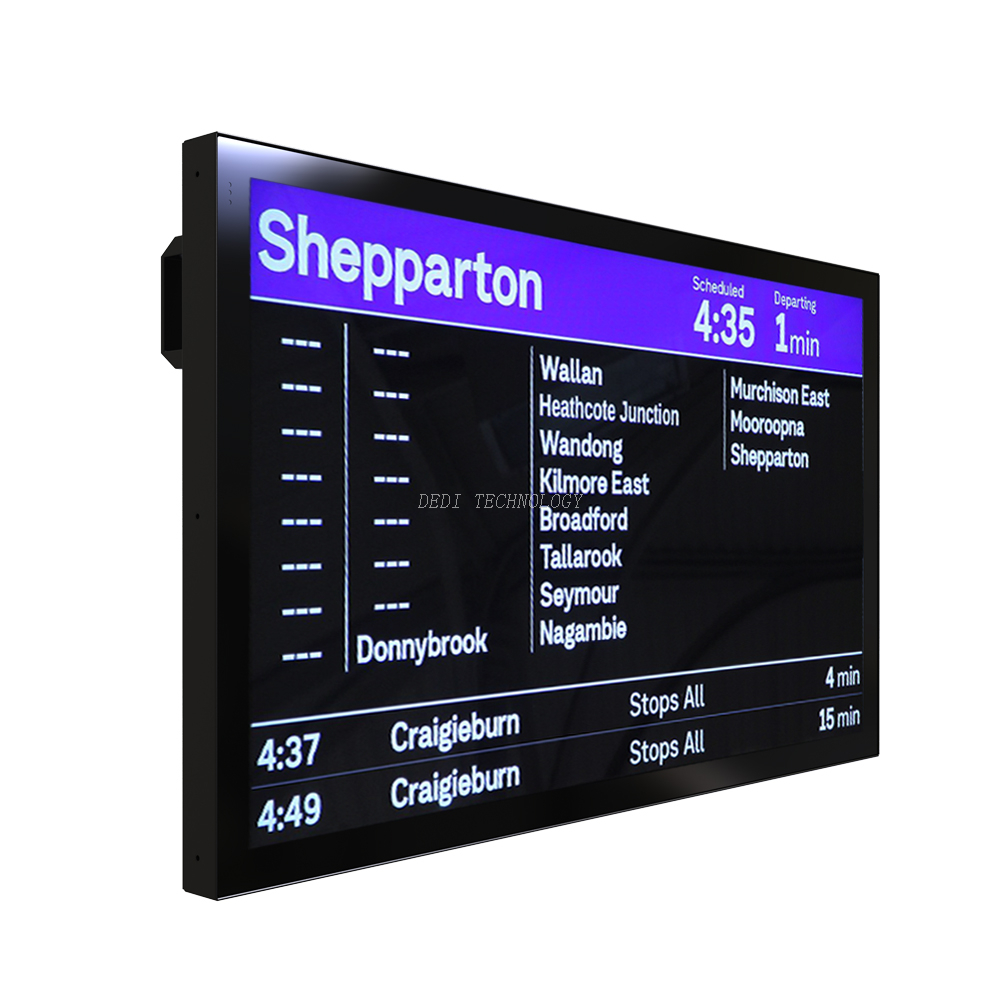 55 Inches Outdoor Railway Station Display