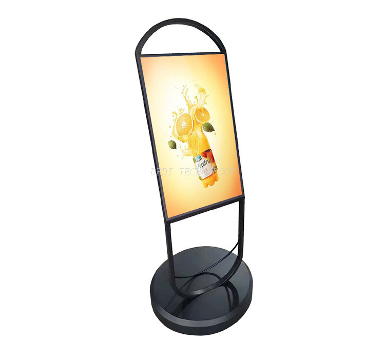 32inch Floor Stand Power Battery LCD Display Touch Screen Advertising Kiosk Information Totem Retail Digital Signage