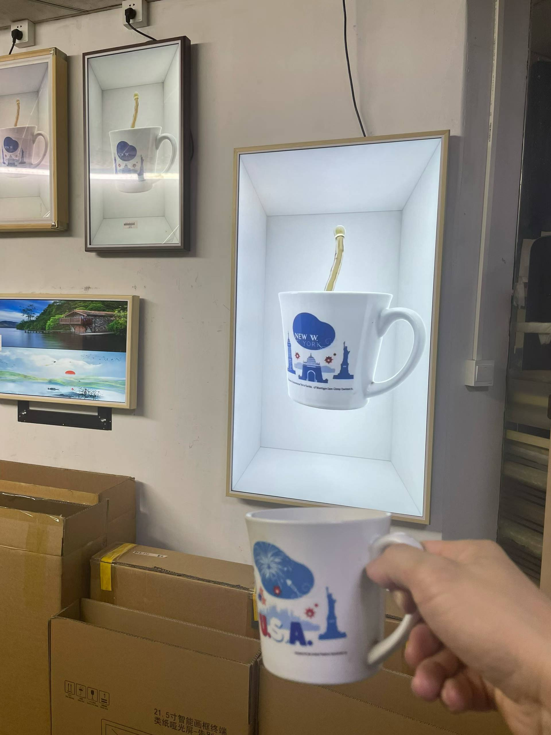 32inch Naked Eye 3D Spatial Display Commercial Digital Signage Advertising Screen