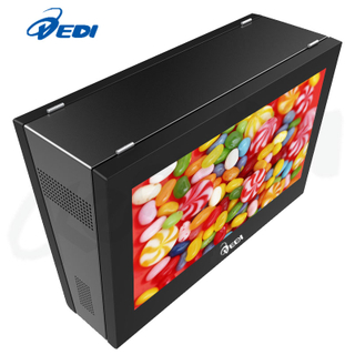 2500ni32inch High brightness outdoor LCD double screen hang monitor style by