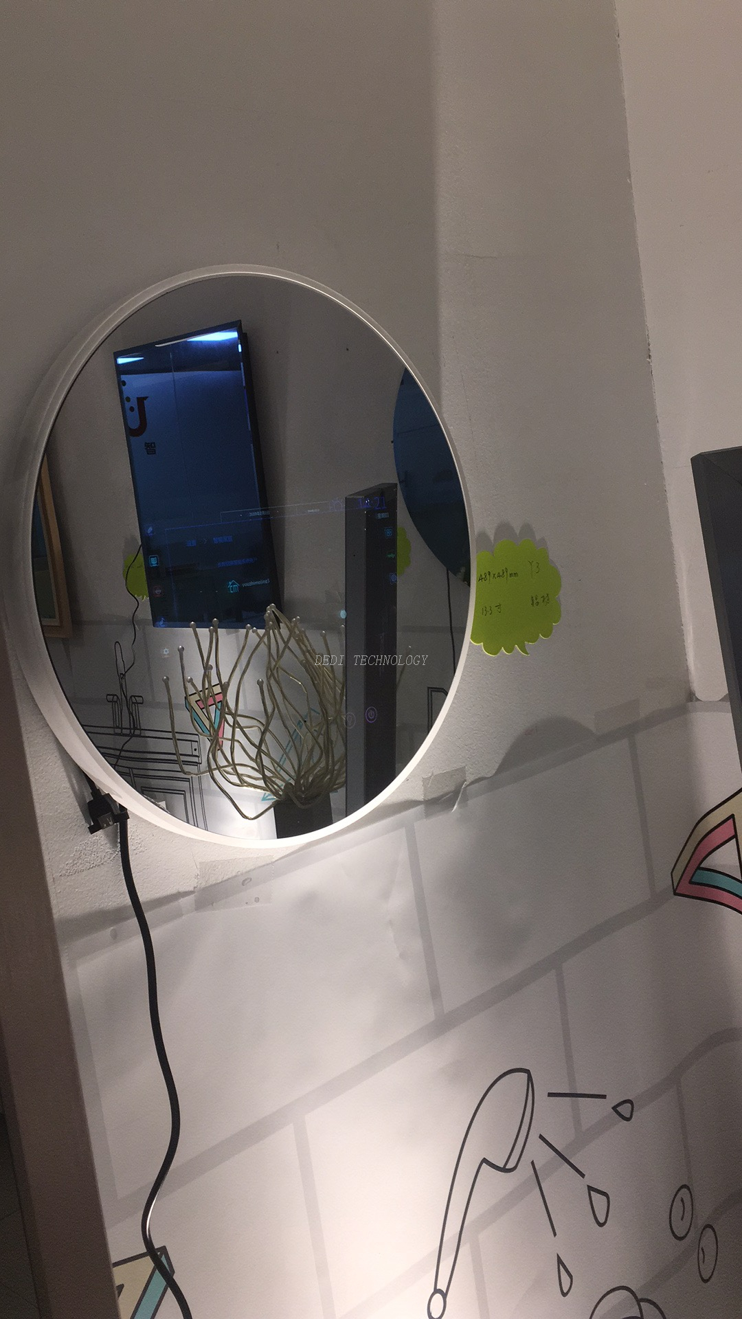 Smart Mirror with Touch Screen Home Automation Voice Recognition Functions